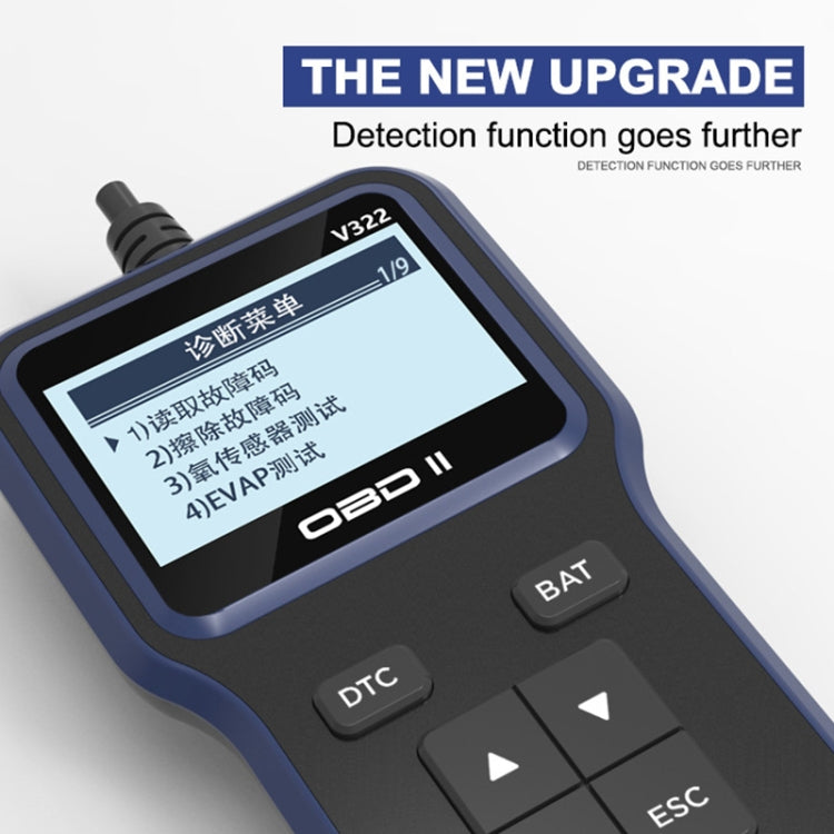 V322 Car OBD Handheld Code Reader Multilingual Fault Diagnosis Device - In Car by buy2fix | Online Shopping UK | buy2fix