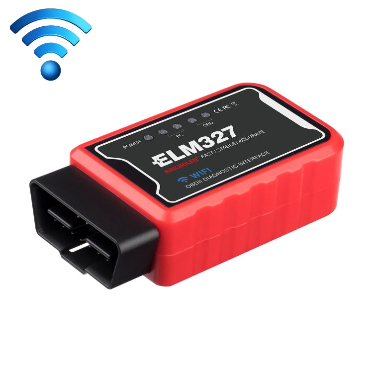 OBD II ELM327 WiFi Car Fault Diagnostic Tool PIC25K80 Chip - In Car by buy2fix | Online Shopping UK | buy2fix