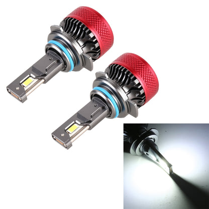 1 Pair 9012 DC12V 65W 6000K 6500LM LED Car Headlights - In Car by buy2fix | Online Shopping UK | buy2fix