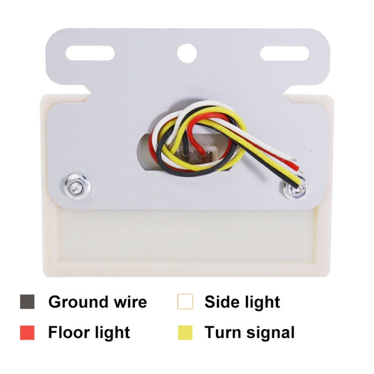 4 PCS ZS-6001 DC24V Car / Truck Side Marker Indicator Lights Bulb Lamp (White Light) - In Car by buy2fix | Online Shopping UK | buy2fix