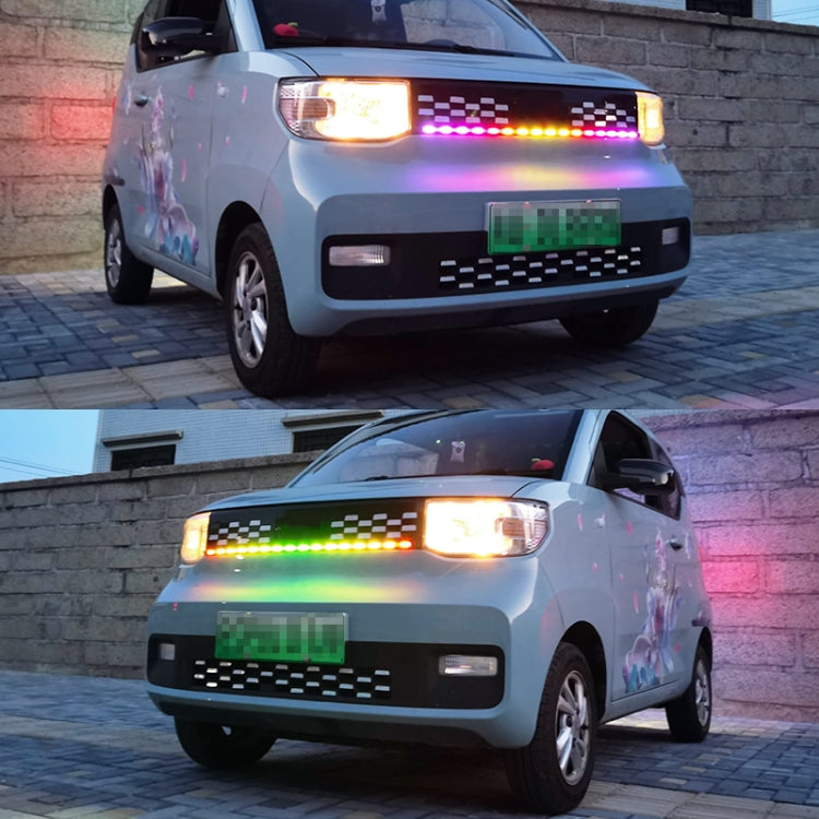 Z15-150CM 150cm DC12V-24V Car Front Grille LED RGB Daytime Running Lights Strip Colorful Lamp - In Car by buy2fix | Online Shopping UK | buy2fix