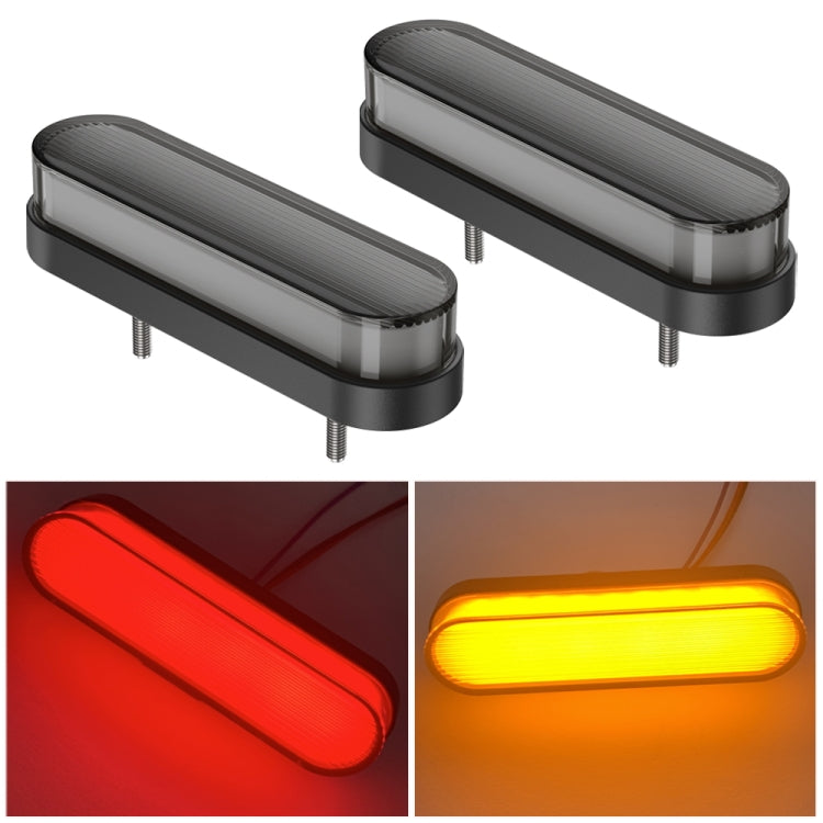 1 Pair Double Color Brake Light Turn Signal Light - In Car by buy2fix | Online Shopping UK | buy2fix