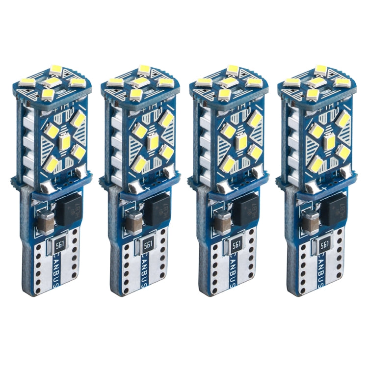 4pcs T10 DC12V /  2.52W / 0.21A / 900LM Car Clearance Light with Decoding - In Car by buy2fix | Online Shopping UK | buy2fix