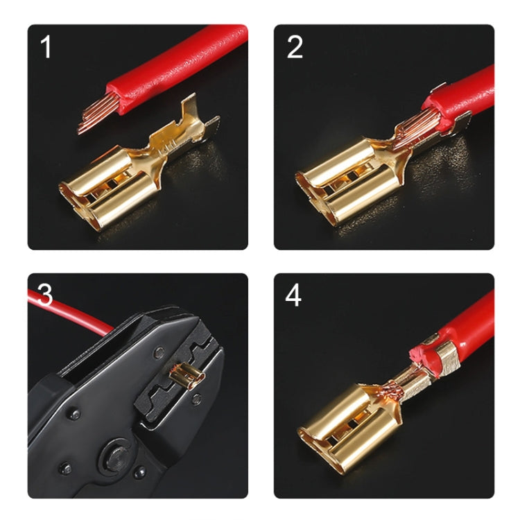 100 in 1 Cable Spade Plug Connector DIY Terminal Connectors - In Car by buy2fix | Online Shopping UK | buy2fix