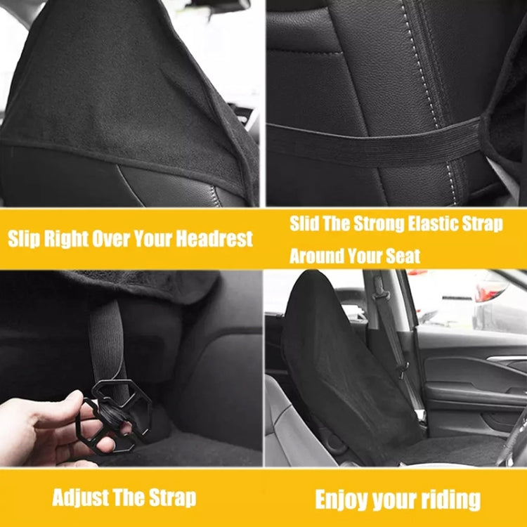 Car Universal Waterproof Anti-skid Seat Cover (Black) - In Car by buy2fix | Online Shopping UK | buy2fix