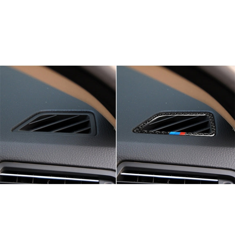 Three Color Carbon Fiber Car Instrument Air Outlet Decorative Sticker for BMW 5 Series F07 5GT 535i 2010-2016,Sutible for Left Driving -  by buy2fix | Online Shopping UK | buy2fix