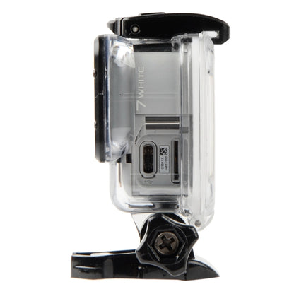 GP452 Waterproof Case + Touch Back Cover for GoPro HERO7 White / Silver - DJI & GoPro Accessories by buy2fix | Online Shopping UK | buy2fix