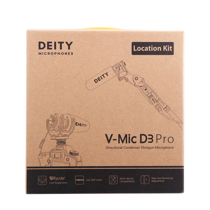 Deity V-Mic D3 Pro Kit Directional Condenser Shotgun Microphone with Shock Mount with Handle (Black) - Camera Microphone by Aputure | Online Shopping UK | buy2fix