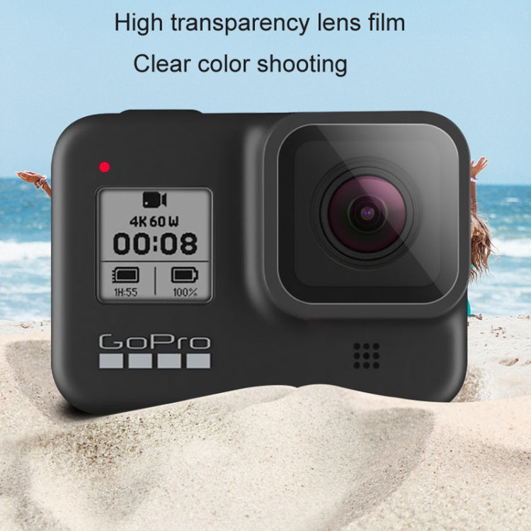 For GoPro HERO8 Black Lens + LCD Display Tempered Glass Film(Transparent) - DJI & GoPro Accessories by buy2fix | Online Shopping UK | buy2fix