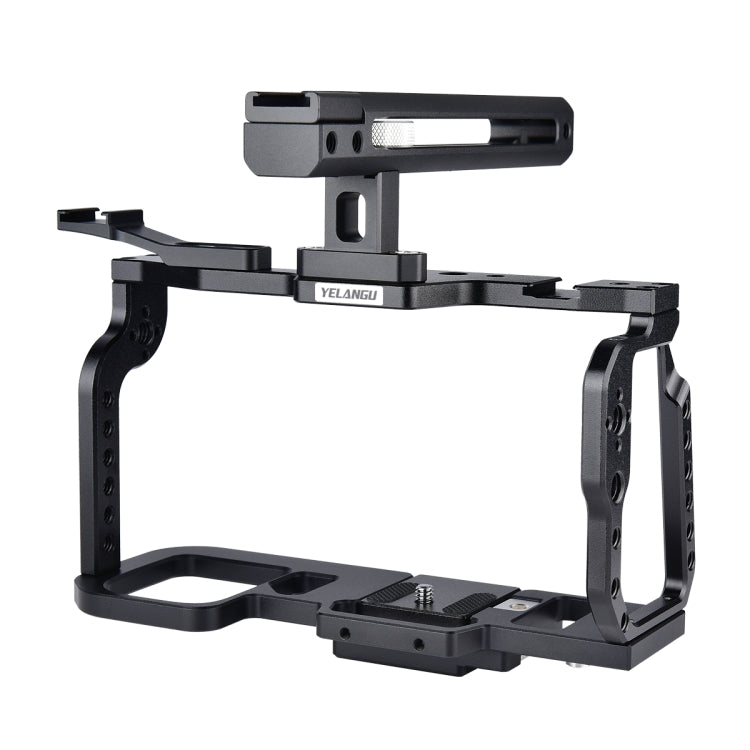 YELANGU C9-A YLG0911A Handle Video Camera Cage Stabilizer for DJI BMPCC 4K(Black) - Camera Accessories by YELANGU | Online Shopping UK | buy2fix