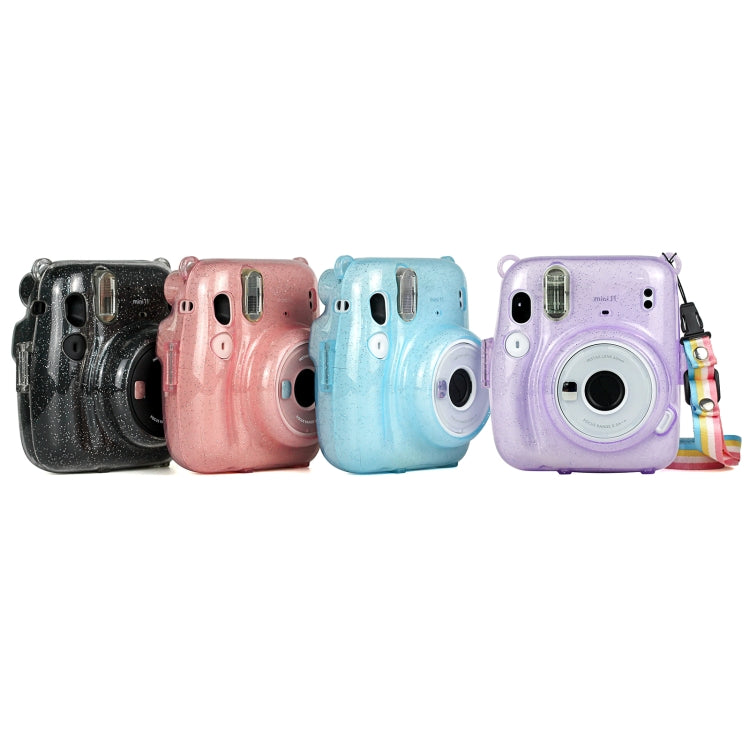 Glitter Power Crystal Case with Strap for FUJIFILM Instax mini 11 (Pink) - Camera Accessories by buy2fix | Online Shopping UK | buy2fix