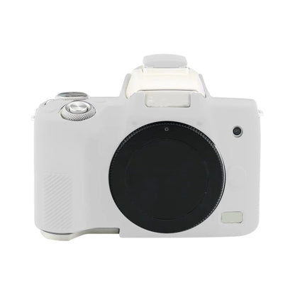 Soft Silicone Protective Case for Canon EOS M50 Mark II / M50 II (White) - Camera Accessories by buy2fix | Online Shopping UK | buy2fix