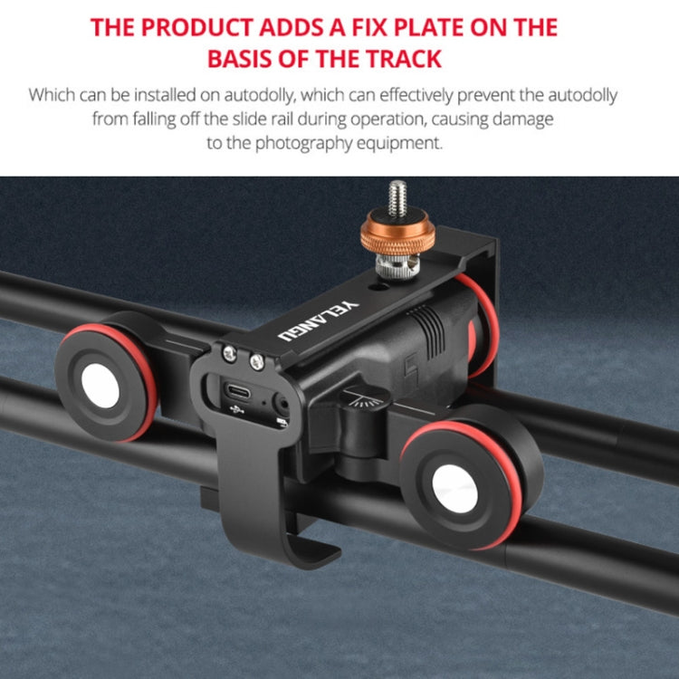 YELANGU L50E 60cm Splicing Camera Slider Dolly Rail + L5i Dolly Car - Camera Slider by YELANGU | Online Shopping UK | buy2fix