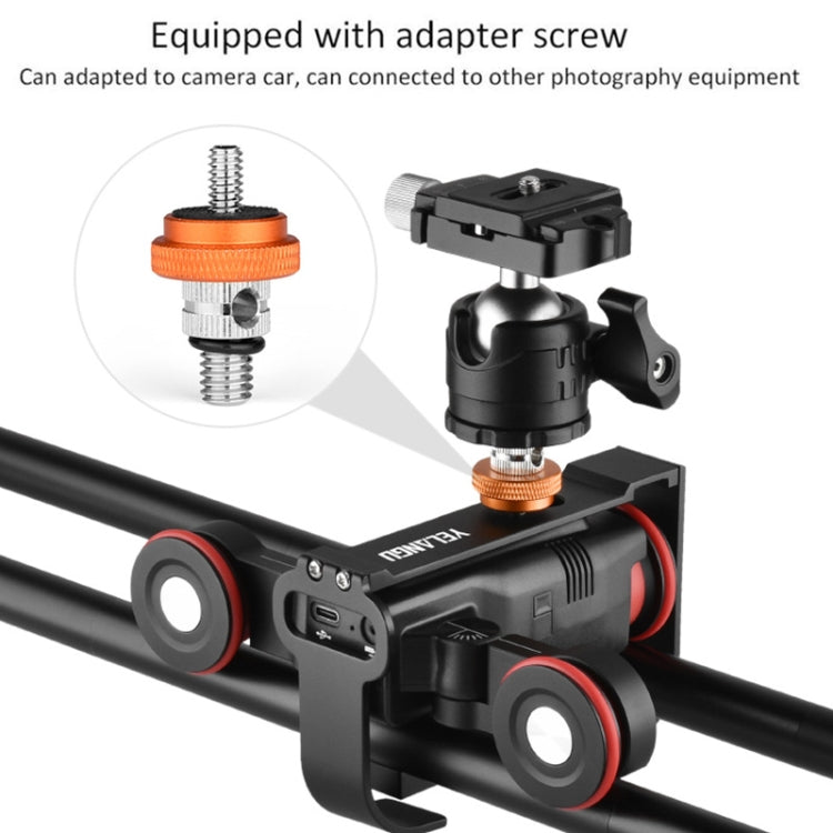 YELANGU L50E 60cm Splicing Camera Slider Dolly Rail + L5i Dolly Car - Camera Slider by YELANGU | Online Shopping UK | buy2fix