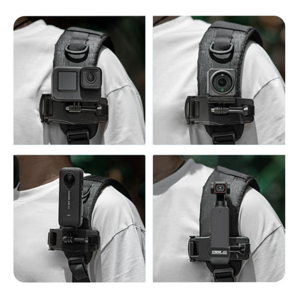 STARTRC 360 Degree Rotation Backpack Fixed Clip Belt Bracket(Black) - DJI & GoPro Accessories by STARTRC | Online Shopping UK | buy2fix