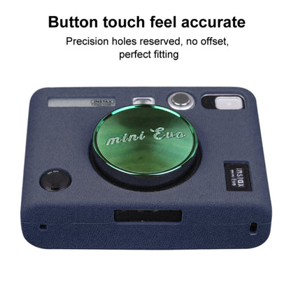 PULUZ Soft Silicone Protective Case for FUJIFILM instax mini Evo (Blue) - Camera Accessories by buy2fix | Online Shopping UK | buy2fix