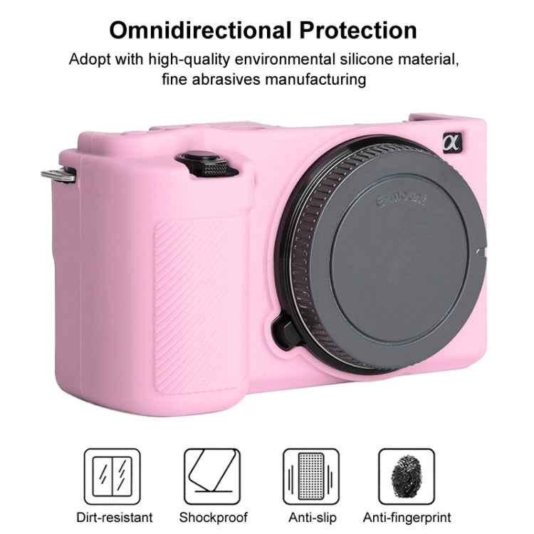 For Sony ZV-E10 Soft Silicone Protective Case (Pink) - Camera Accessories by buy2fix | Online Shopping UK | buy2fix