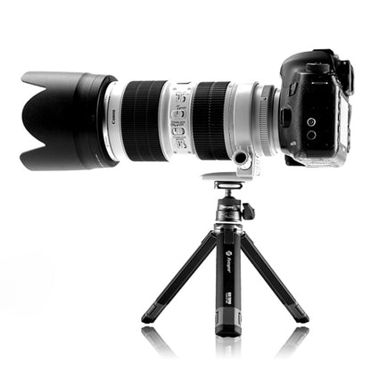 Fotopro SY-390+P-1hx Mini Aluminium Alloy Tripod Holder, Load: 2KG (Black) - Camera Accessories by Fotopro | Online Shopping UK | buy2fix