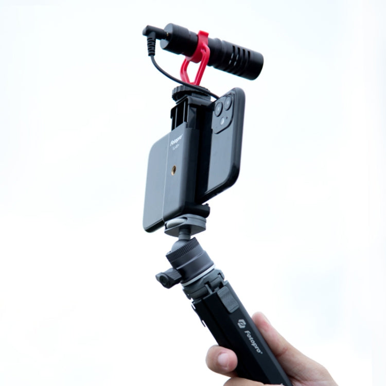 Fotopro SY-390+P-1hx Mini Aluminium Alloy Tripod Holder, Load: 2KG (Black) - Camera Accessories by Fotopro | Online Shopping UK | buy2fix