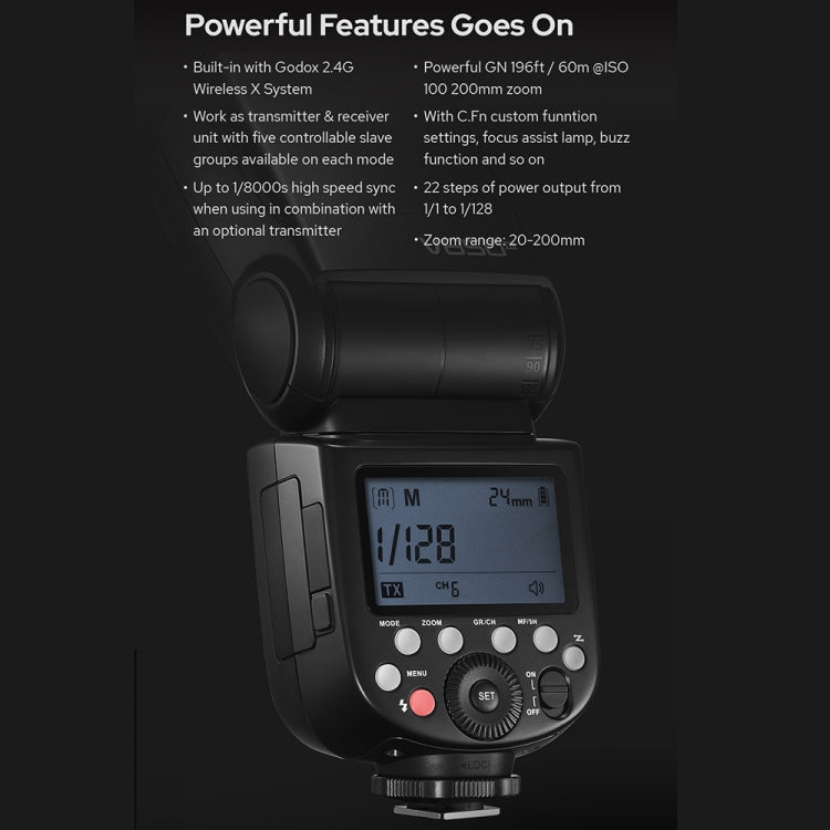 Godox V850III 2.4GHz Wireless Flash Speedlite Camera Light(UK Plug) - Shoe Mount Flashes by Godox | Online Shopping UK | buy2fix