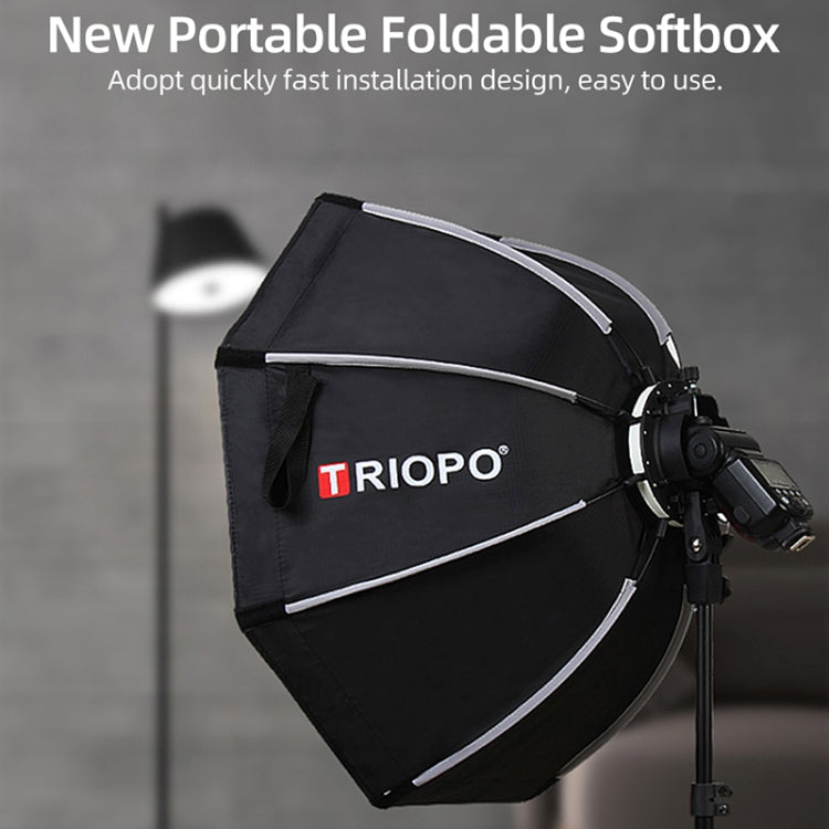 TRIOPO KX65 65cm Dome Speedlite Flash Octagon Parabolic Softbox Diffuser for Speedlite -  by TRIOPO | Online Shopping UK | buy2fix