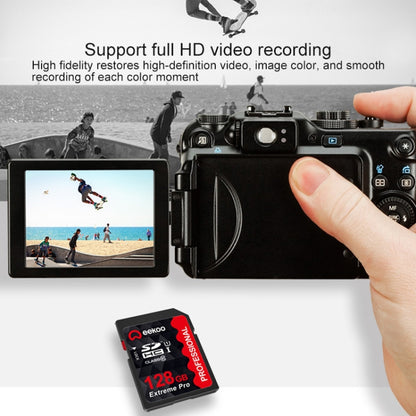 eekoo 128GB High Speed Class 10 SD Memory Card for All Digital Devices with SD Card Slot - SD Card by eekoo | Online Shopping UK | buy2fix