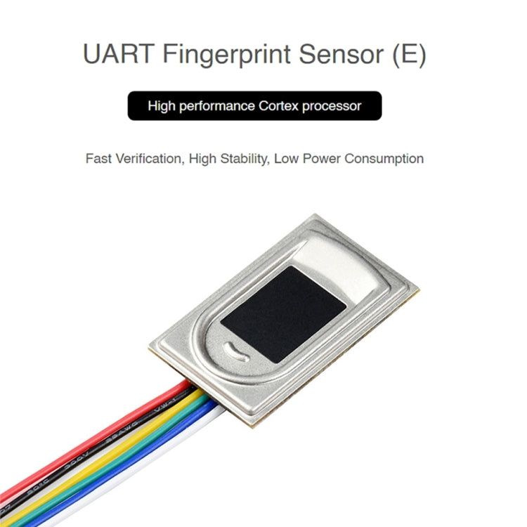 Waveshare UART Rectangle-shaped All-in-One Capacitive Fingerprint Sensor (E), Cortex Processor - Modules Expansions Accessories by WAVESHARE | Online Shopping UK | buy2fix