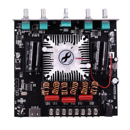 TPA7498e Power Amplifier Board Bluetooth Module Stereo 2.1 Audio Treble and Bass Control Subwoofer - Consumer Electronics by buy2fix | Online Shopping UK | buy2fix