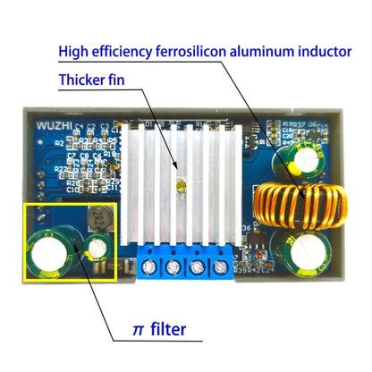 ZK-4KX CNC DC-DC Buck Boost Converter Module CC CV 0.5-30V 4A Adjustable Step Down Up Voltage Regulator - Consumer Electronics by buy2fix | Online Shopping UK | buy2fix