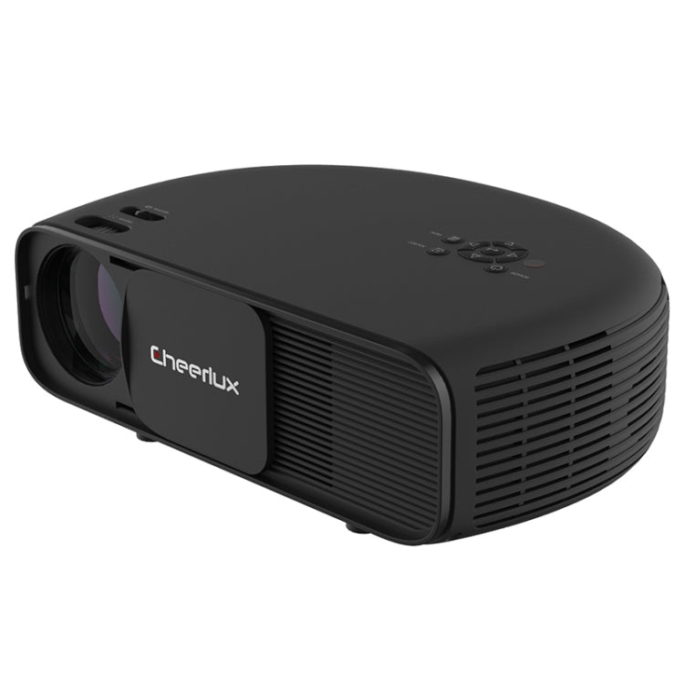 Cheerlux CL760 3600 Lumens 1280x800 720P 1080P HD Android Smart Projector, Support HDMI x 2 / USB x 2 / VGA / AV(Black) - Consumer Electronics by Cheerlux | Online Shopping UK | buy2fix