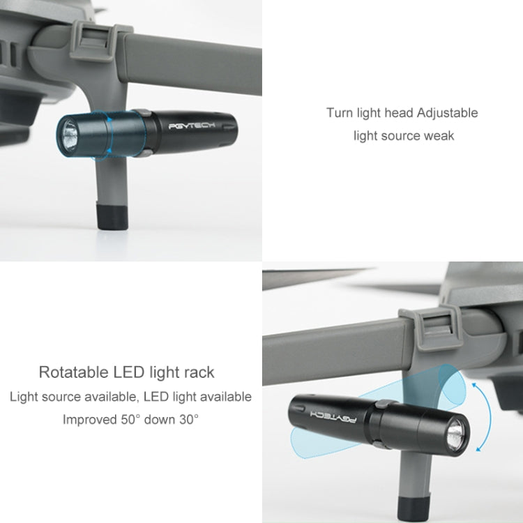 PGYTECH P-HA-030 LED Night Flight Light Shock Absorption Landing High Stand for DJI Mavic 2 - Others by PGYTECH | Online Shopping UK | buy2fix