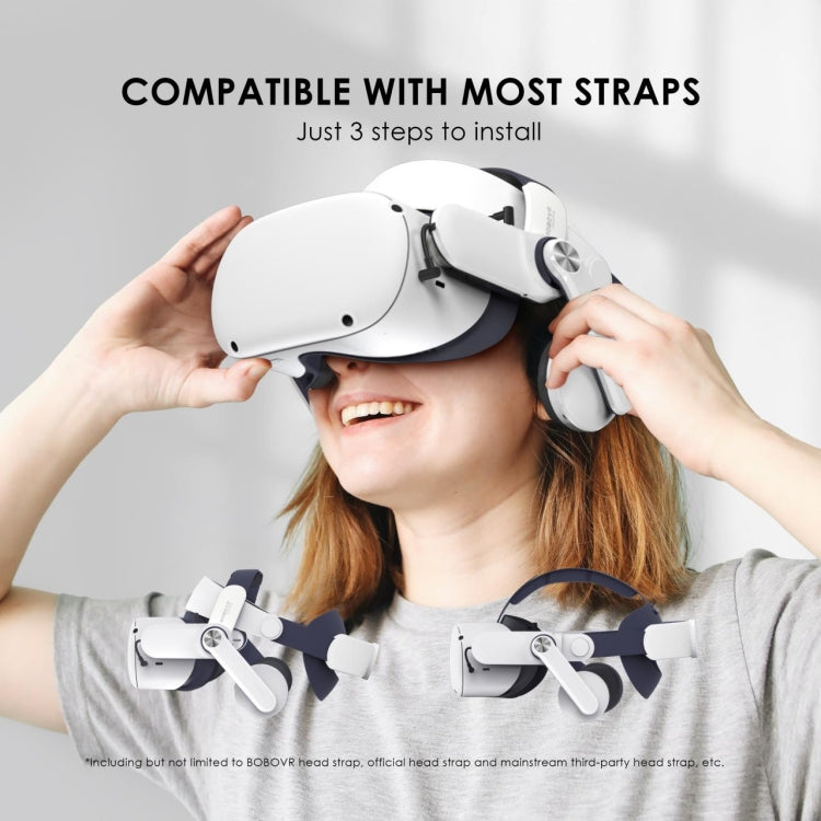 BOBOVR A2 Air Magnetic Double Earmuff Design Headphones for Oculus Quest 2 - VR Accessories by buy2fix | Online Shopping UK | buy2fix