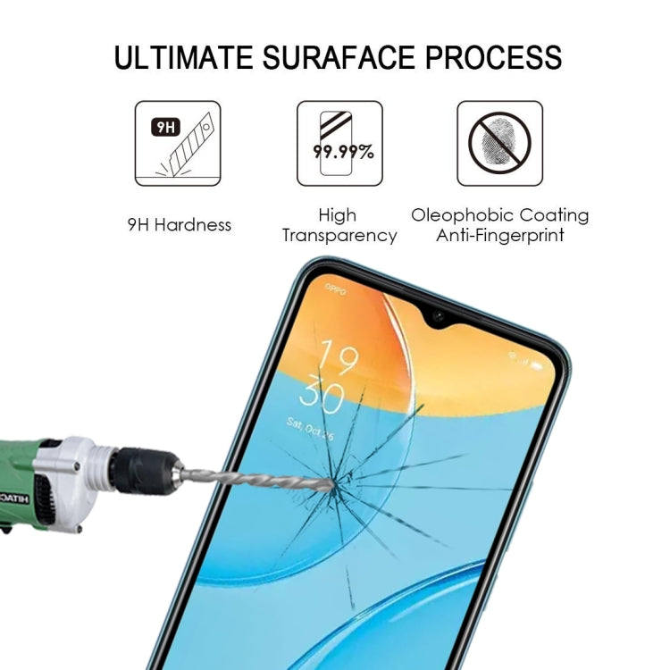 For OPPO A15s Full Glue Full Screen Tempered Glass Film - OPPO & vivo Accessories by buy2fix | Online Shopping UK | buy2fix