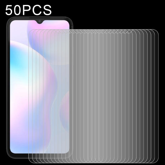 For Xiaomi Redmi 10A / 9A / 9A Sport / 9C / 9C NFC / Poco C31 / 9 Acitv 50 PCS 0.26mm 9H 2.5D Tempered Glass Film -  by buy2fix | Online Shopping UK | buy2fix