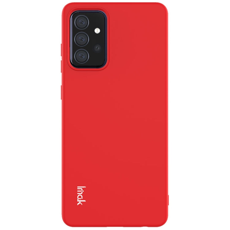 For Samsung Galaxy A72 5G / 4G IMAK UC-2 Series Shockproof Full Coverage Soft TPU Case(Red) - Galaxy Phone Cases by imak | Online Shopping UK | buy2fix