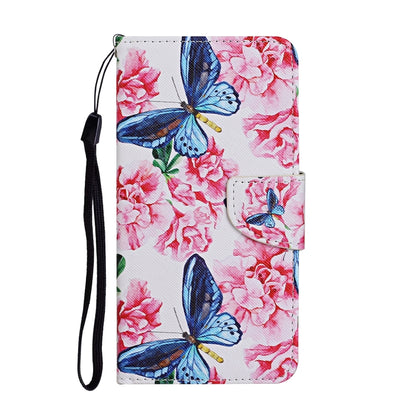 For Samsung Galaxy A02s(EU Edition) Colored Drawing Pattern Horizontal Flip Leather Case with Holder & Card Slots & Wallet & Lanyard(Dragonfly Flower) - Galaxy Phone Cases by ViLi | Online Shopping UK | buy2fix