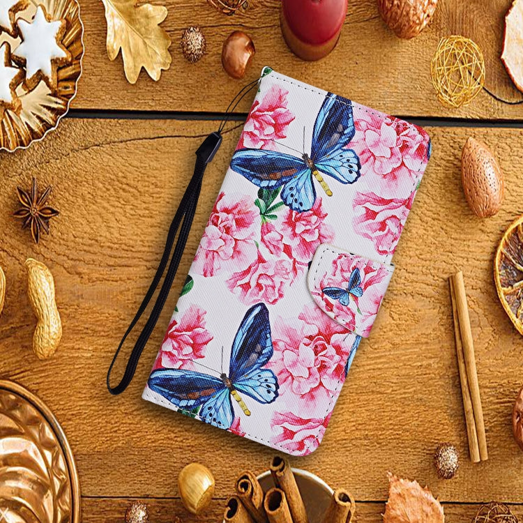 For Samsung Galaxy A02s(EU Edition) Colored Drawing Pattern Horizontal Flip Leather Case with Holder & Card Slots & Wallet & Lanyard(Dragonfly Flower) - Galaxy Phone Cases by ViLi | Online Shopping UK | buy2fix