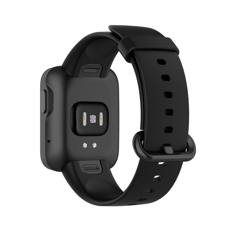 For Xiaomi Mi Watch Lite / Redmi Watch Silicone Watch Band, Size: One Size(Black) - Smart Wear by buy2fix | Online Shopping UK | buy2fix