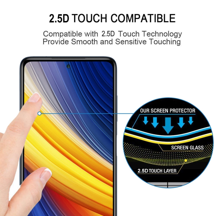 For Xiaomi Poco X3 Pro Full Glue Full Screen Tempered Glass Film -  by buy2fix | Online Shopping UK | buy2fix
