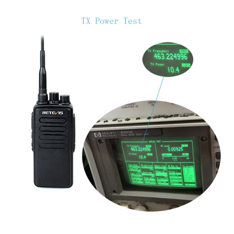 RETEVIS RT1 10W UHF 400-520MHz 16CH Handheld Walkie Talkie, US Plug - Handheld Walkie Talkie by RETEVIS | Online Shopping UK | buy2fix