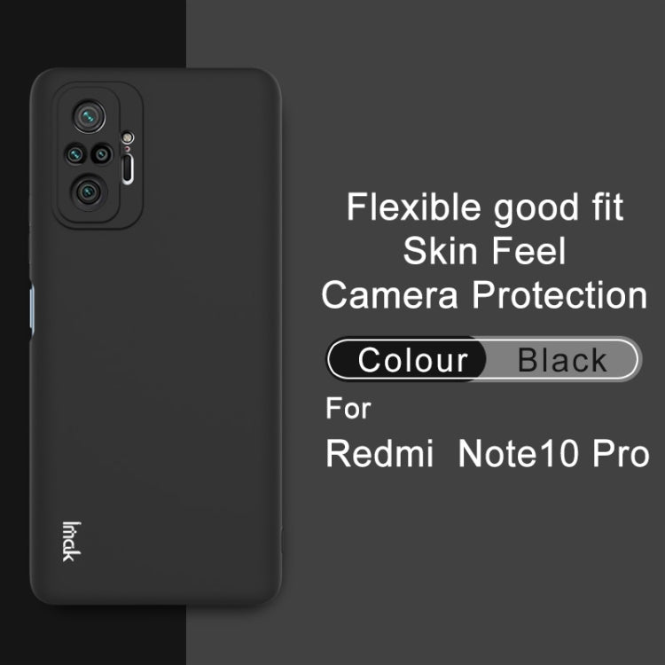 For Xiaomi Redmi Note 10 Pro / 10 Pro Max Global IMAK UC-2 Series Shockproof Full Coverage Soft TPU Case(Black) - Xiaomi Accessories by imak | Online Shopping UK | buy2fix