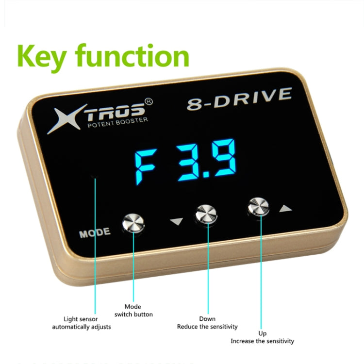 For Ford Mustang 2011- TROS 8-Drive Potent Booster Electronic Throttle Controller Speed Booster - In Car by TROS | Online Shopping UK | buy2fix
