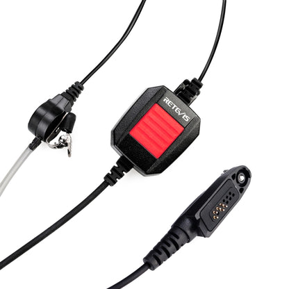 RETEVIS EA110M IP66 Waterproof  6 Pin Stylus PTT Air Guide Earphone Microphone with GP328plus Connector - Microphones & Headsets by RETEVIS | Online Shopping UK | buy2fix