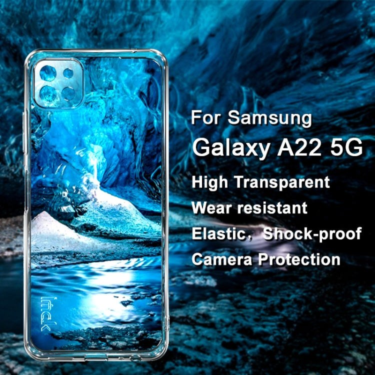 For Samsung Galaxy A22 5G IMAK UX-5 Series Transparent Shockproof TPU Protective Case - Galaxy Phone Cases by imak | Online Shopping UK | buy2fix