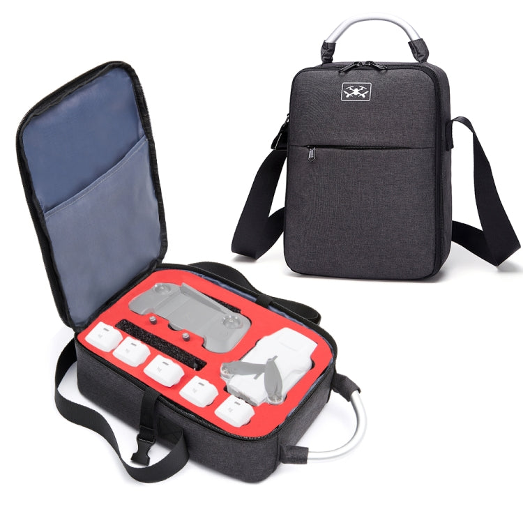 Shockproof Waterproof Single Shoulder Storage Bag Travel Carrying Cover Case Box for FIMI X8 mini(Black + Red Liner) - DJI & GoPro Accessories by buy2fix | Online Shopping UK | buy2fix