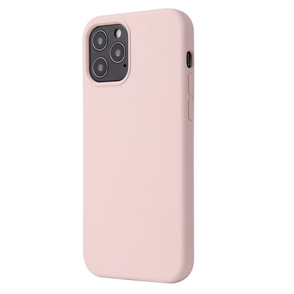 For iPhone 13 Solid Color Liquid Silicone Shockproof Protective Case(Sand Pink) - iPhone 13 Cases by buy2fix | Online Shopping UK | buy2fix