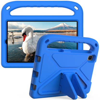 For Huawei MediaPad M5 Lite 8.0 inch Handle Portable EVA Shockproof Anti Falling Protective Case with Triangle Holder(Blue) - Huawei by buy2fix | Online Shopping UK | buy2fix