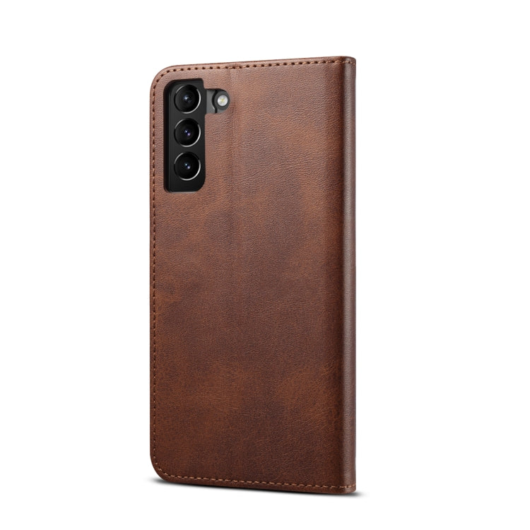 For Samsung Galaxy S21+ 5G GUSSIM Business Style Horizontal Flip Leather Case with Holder & Card Slots & Wallet(Brown) - Galaxy S21+ 5G Cases by GUSSIM | Online Shopping UK | buy2fix