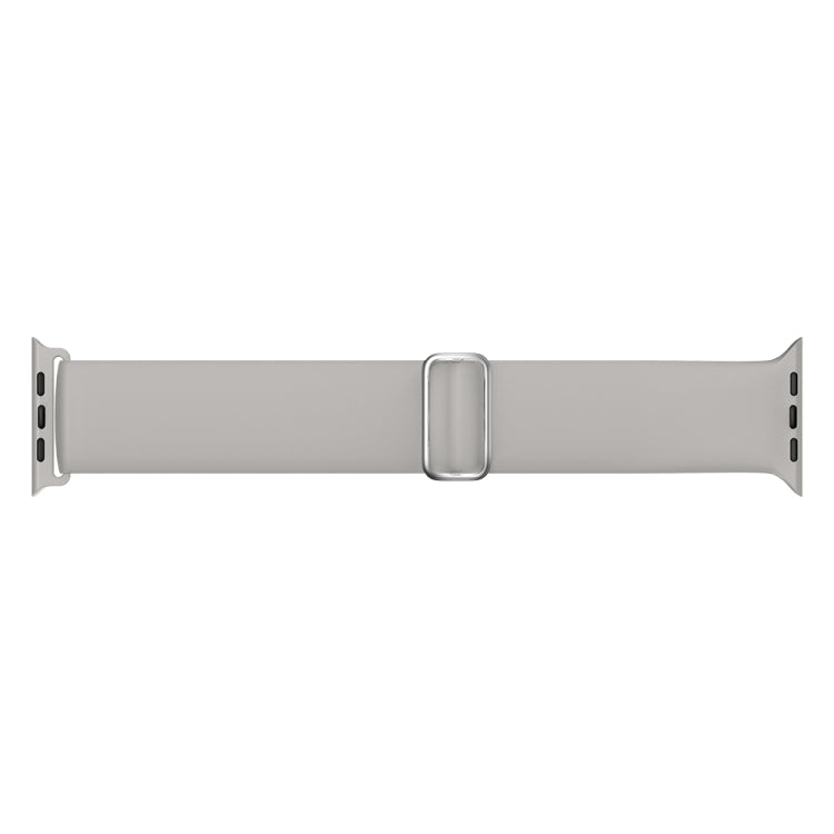 Elasticity Silicone Strap Watch Band For Apple Watch Ultra 49mm&Watch Ultra 2 49mm / Series 9&8&7 45mm / SE 3&SE 2&6&SE&5&4 44mm / 3&2&1 42mm(Grey) - Watch Bands by buy2fix | Online Shopping UK | buy2fix