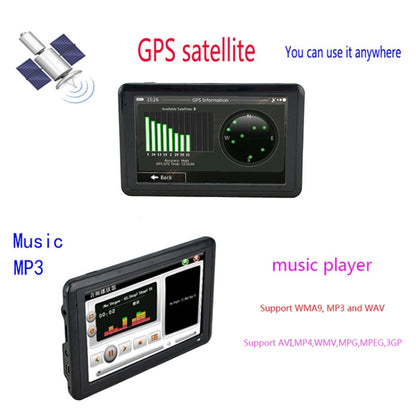 Q5 Car 5 inch HD TFT Touch Screen GPS Navigator Support TF Card / MP3 / FM Transmitter, Specification:South America Map - In Car by buy2fix | Online Shopping UK | buy2fix